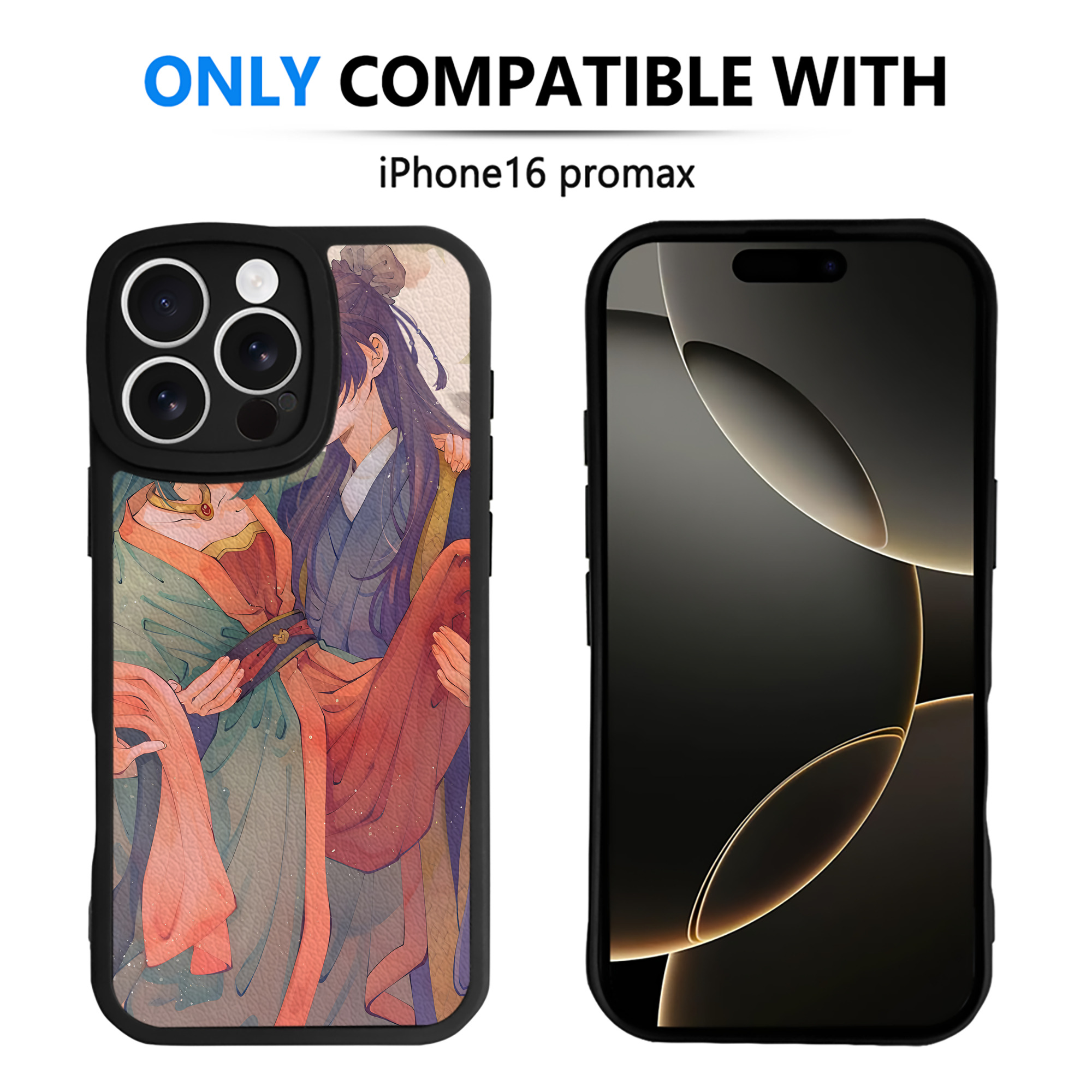 （画像用） 薬屋のひとりごと The Apothecary Diaries 【iPhone 16シリーズ対応】シリコンスマホケース（レザー調） 材質：シリコン